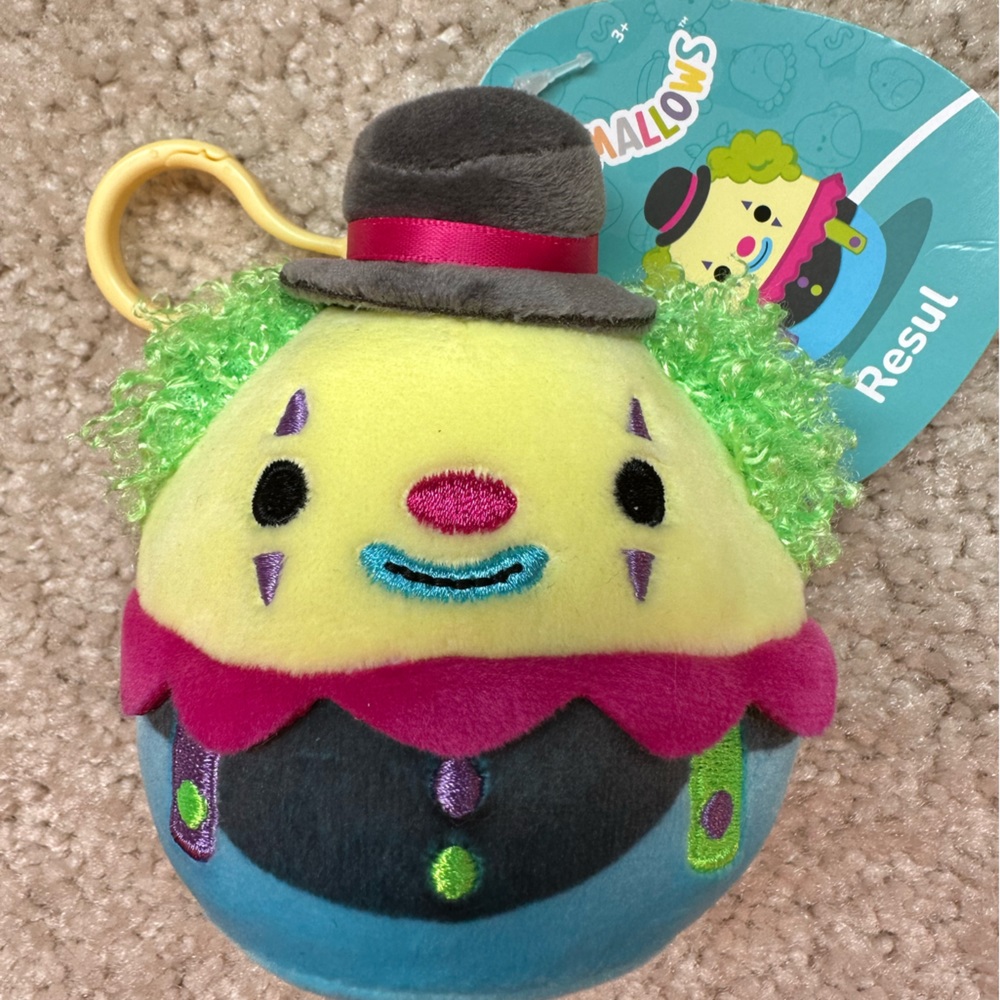 Resul the Clown Squishmallows Clip